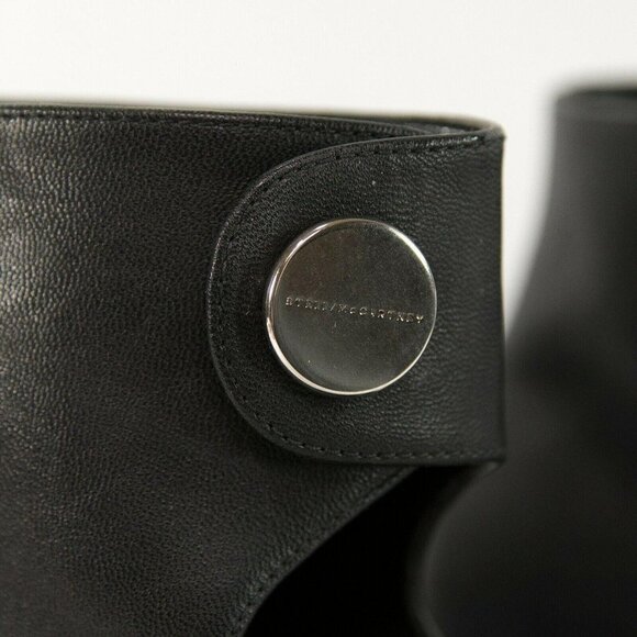 Stella McCartney Faux Leather Vegan Posie Boots 37.5 NIB - Picture 2 of 10